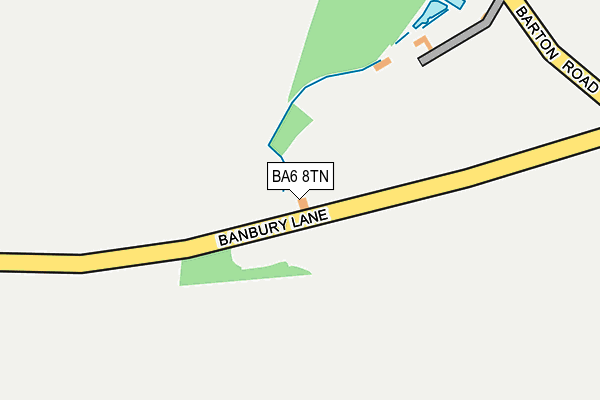 BA6 8TN map - OS OpenMap – Local (Ordnance Survey)