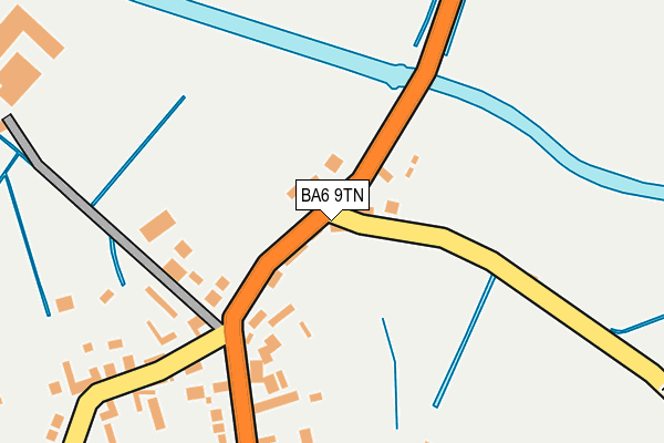BA6 9TN map - OS OpenMap – Local (Ordnance Survey)