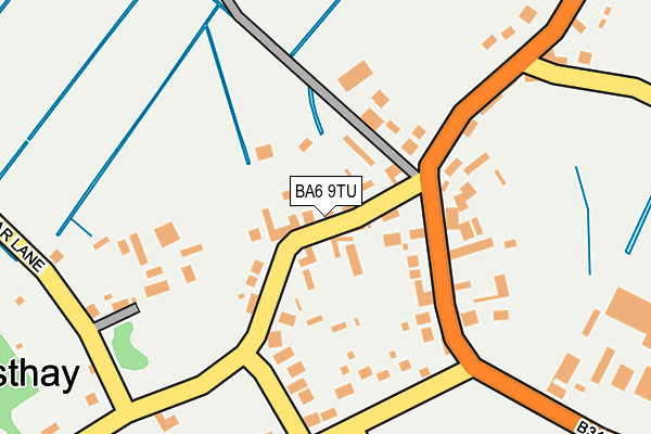 BA6 9TU map - OS OpenMap – Local (Ordnance Survey)