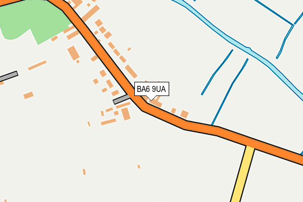 BA6 9UA map - OS OpenMap – Local (Ordnance Survey)