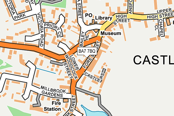 Map of CAROLINE SHARLEY LIMITED at local scale
