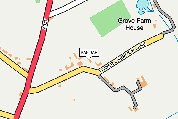 BA8 0AP map - OS OpenMap – Local (Ordnance Survey)