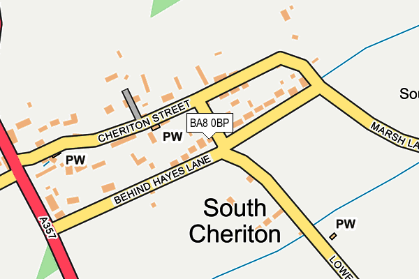 BA8 0BP map - OS OpenMap – Local (Ordnance Survey)