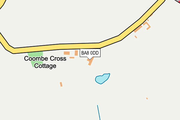 BA8 0DD map - OS OpenMap – Local (Ordnance Survey)