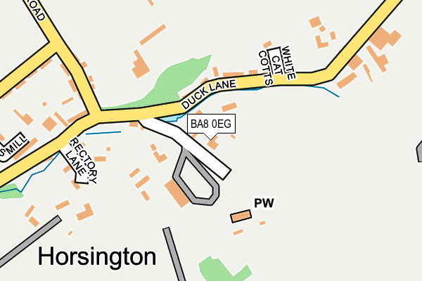 BA8 0EG map - OS OpenMap – Local (Ordnance Survey)