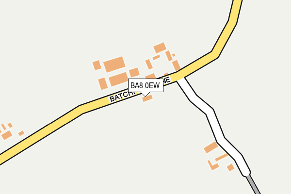 BA8 0EW map - OS OpenMap – Local (Ordnance Survey)