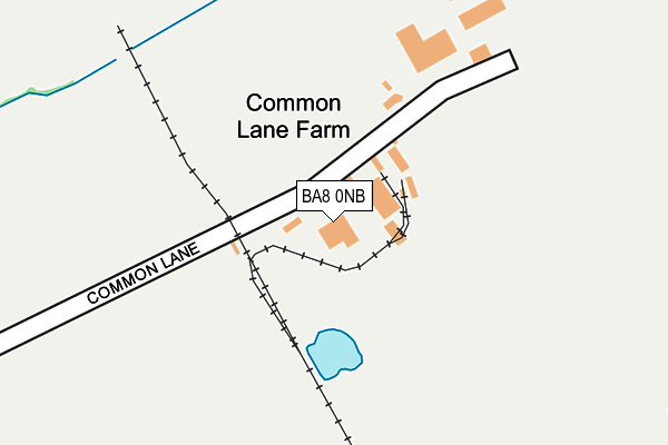 BA8 0NB map - OS OpenMap – Local (Ordnance Survey)