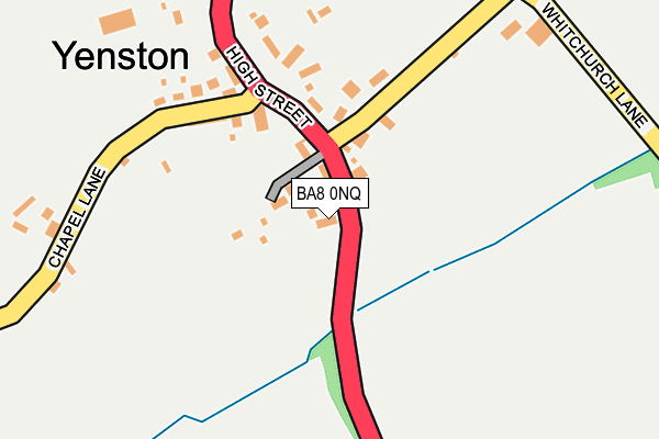 BA8 0NQ map - OS OpenMap – Local (Ordnance Survey)