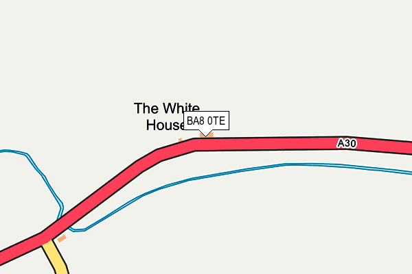 BA8 0TE map - OS OpenMap – Local (Ordnance Survey)