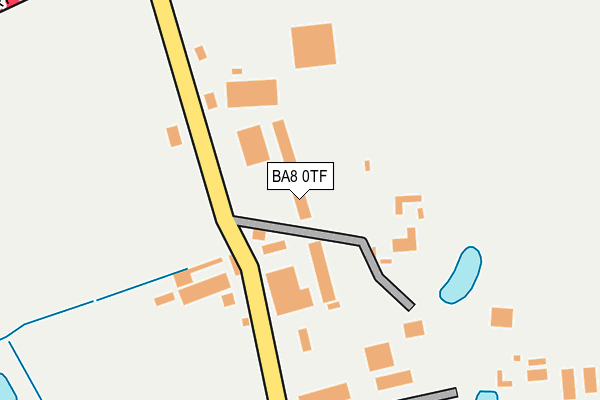 BA8 0TF map - OS OpenMap – Local (Ordnance Survey)