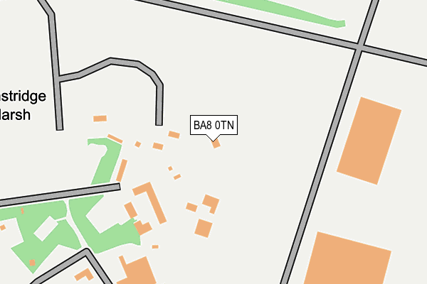 BA8 0TN map - OS OpenMap – Local (Ordnance Survey)