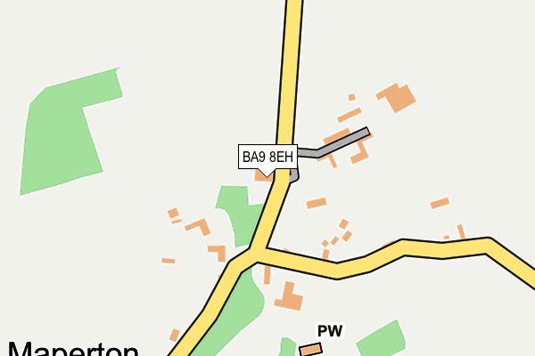 BA9 8EH map - OS OpenMap – Local (Ordnance Survey)