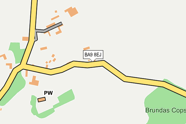 BA9 8EJ map - OS OpenMap – Local (Ordnance Survey)