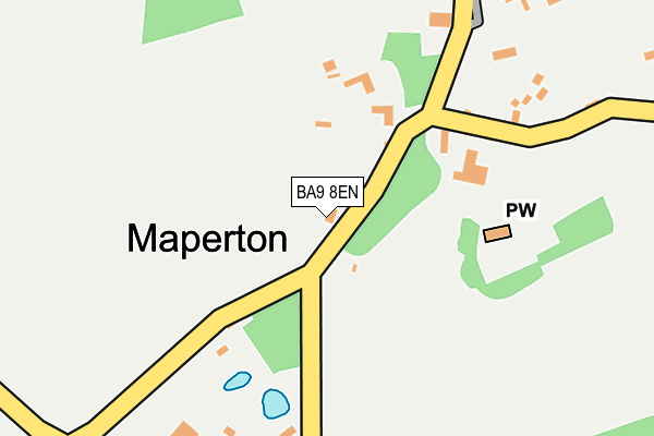 BA9 8EN map - OS OpenMap – Local (Ordnance Survey)