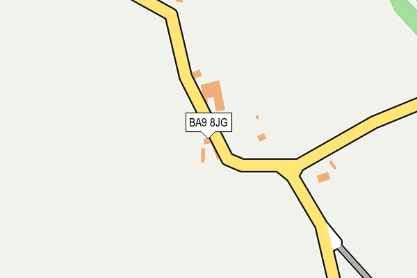BA9 8JG map - OS OpenMap – Local (Ordnance Survey)