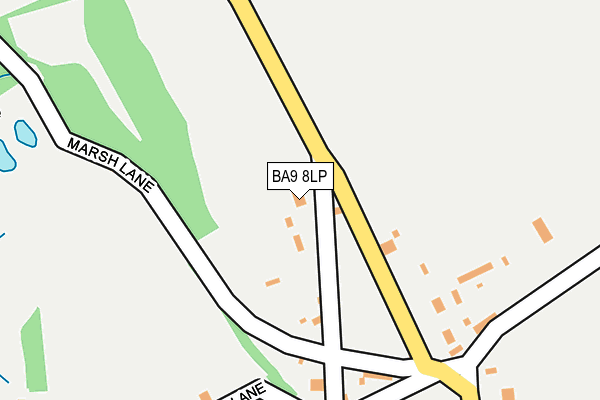 BA9 8LP map - OS OpenMap – Local (Ordnance Survey)