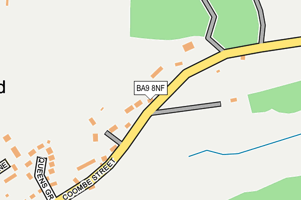 BA9 8NF map - OS OpenMap – Local (Ordnance Survey)