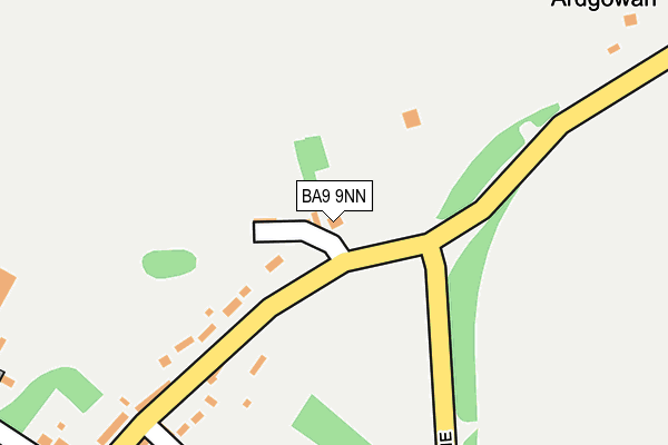 BA9 9NN map - OS OpenMap – Local (Ordnance Survey)