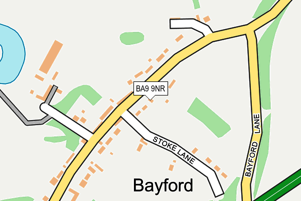 BA9 9NR map - OS OpenMap – Local (Ordnance Survey)