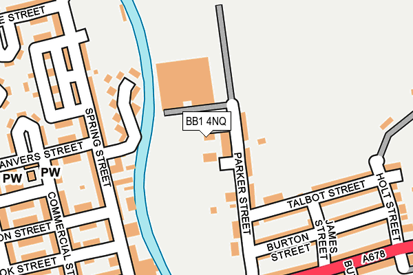 BB1 4NQ map - OS OpenMap – Local (Ordnance Survey)