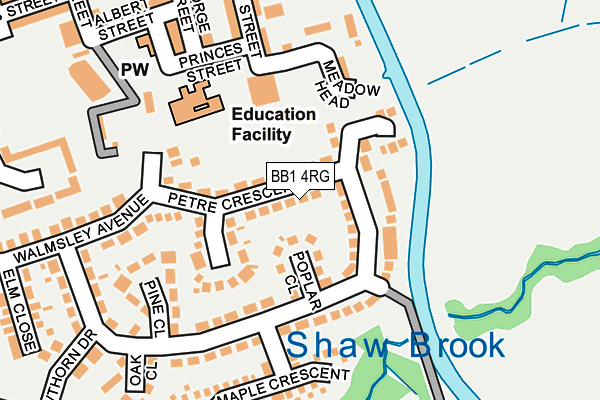 Map of MBSK CONSULTING LTD at local scale
