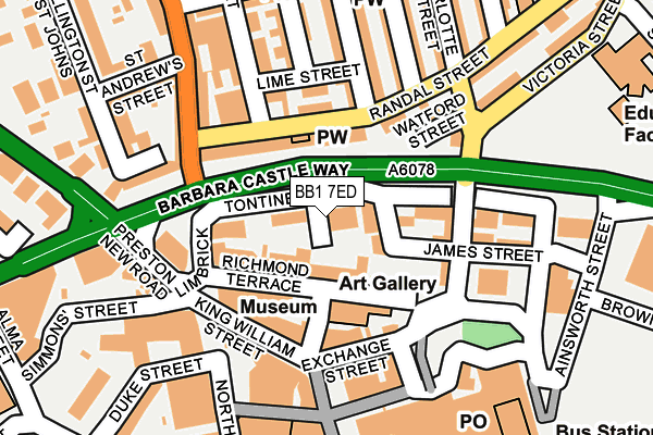 Map of A-Z WELLNESS LTD at local scale