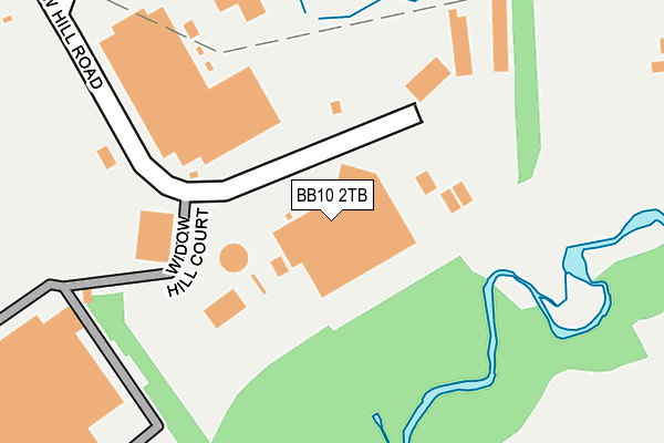 BB10 2TB map - OS OpenMap – Local (Ordnance Survey)