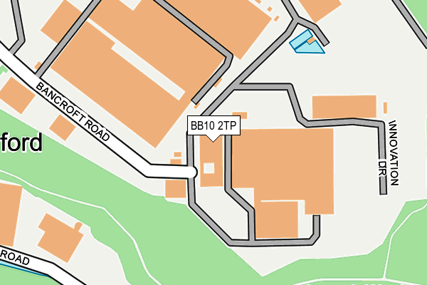 BB10 2TP map - OS OpenMap – Local (Ordnance Survey)