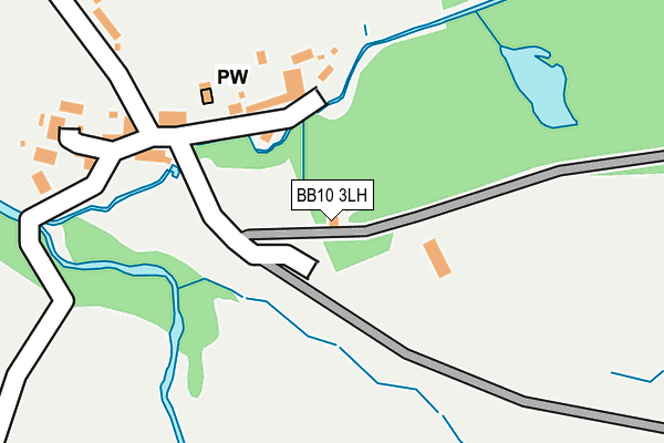 BB10 3LH map - OS OpenMap – Local (Ordnance Survey)
