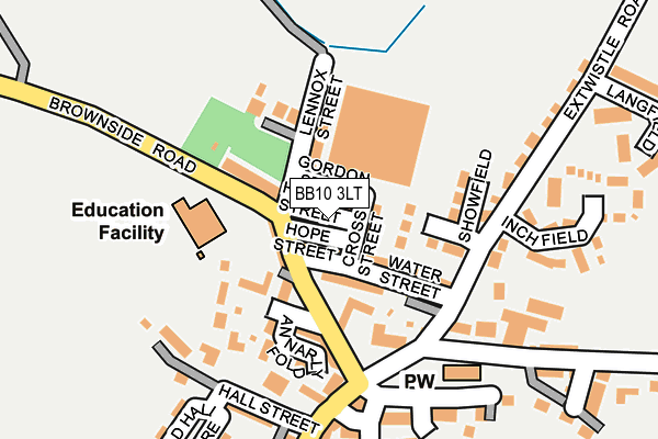 BB10 3LT map - OS OpenMap – Local (Ordnance Survey)