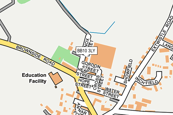 BB10 3LY map - OS OpenMap – Local (Ordnance Survey)