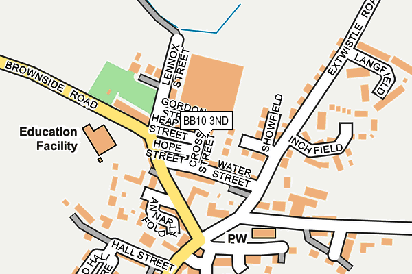 BB10 3ND map - OS OpenMap – Local (Ordnance Survey)