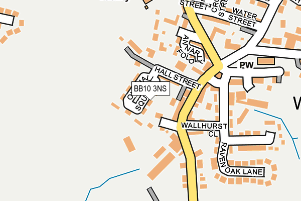 BB10 3NS map - OS OpenMap – Local (Ordnance Survey)