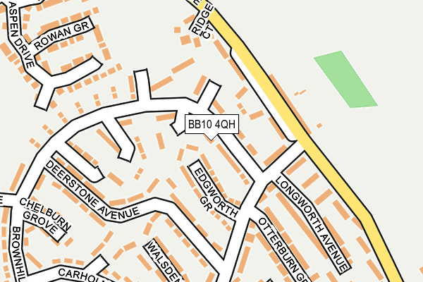 BB10 4QH map - OS OpenMap – Local (Ordnance Survey)