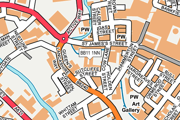 Map of SANDYGATE SPORTS BAR LTD at local scale