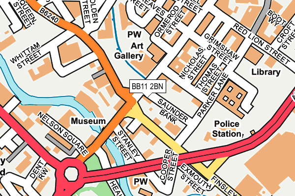 BB11 2BN map - OS OpenMap – Local (Ordnance Survey)