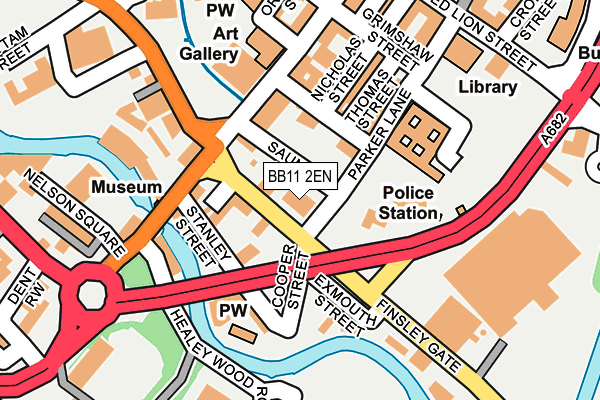 BB11 2EN map - OS OpenMap – Local (Ordnance Survey)