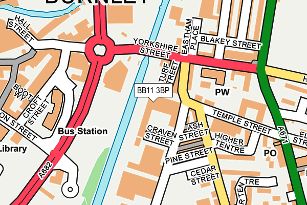 BB11 3BP map - OS OpenMap – Local (Ordnance Survey)