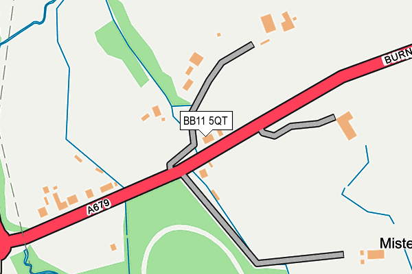 BB11 5QT map - OS OpenMap – Local (Ordnance Survey)