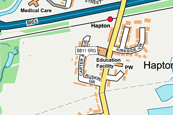 Map of HCM (HAPTON) LTD at local scale