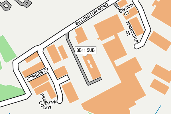Map of LANDMARK BURNLEY LIMITED at local scale