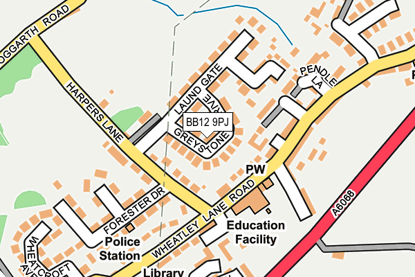Map of STEPH COLE OCCUPATIONAL THERAPY LTD at local scale