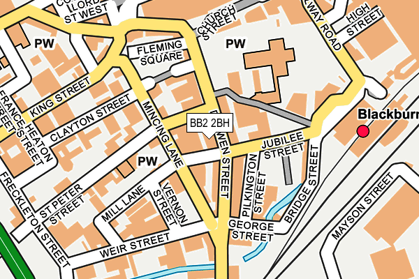 BB2 2BH map - OS OpenMap – Local (Ordnance Survey)