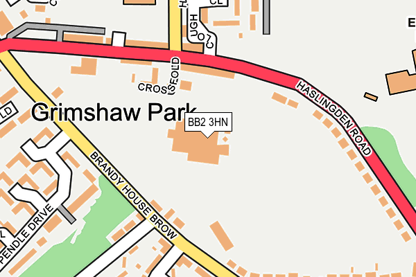 BB2 3HN map - OS OpenMap – Local (Ordnance Survey)