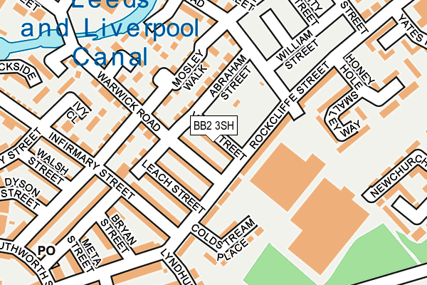 BB2 3SH map - OS OpenMap – Local (Ordnance Survey)