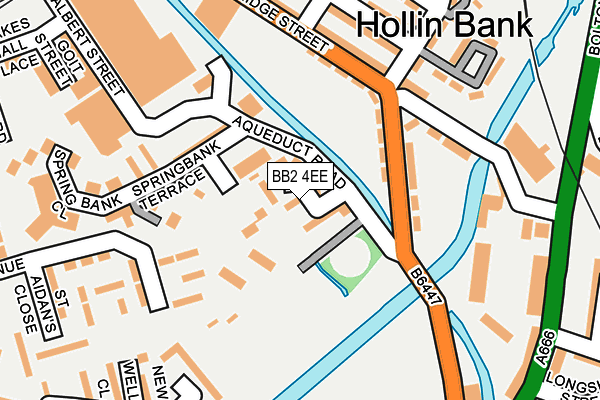 BB2 4EE map - OS OpenMap – Local (Ordnance Survey)