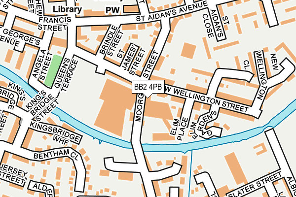 BB2 4PB map - OS OpenMap – Local (Ordnance Survey)