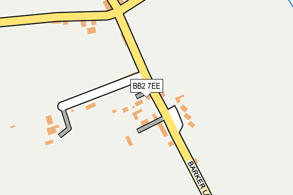 BB2 7EE map - OS OpenMap – Local (Ordnance Survey)