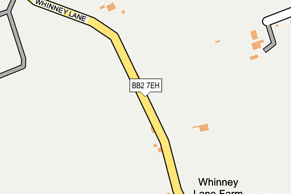 BB2 7EH map - OS OpenMap – Local (Ordnance Survey)