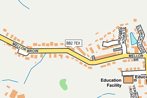 Map of D M BAILEY LTD at local scale